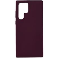 Nugarėlės dėklai Evelatus Samsung Galaxy S22 Ultra Premium Soft Touch Silicone Case Burgundy