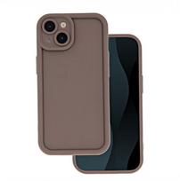 Nugarėlės dėklai iLike Samsung Galaxy A15 4G / A15 5G Rim TPU case Brown