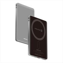 Išorinė baterija Evelatus  Evelatus PD20W 5000mAh Power Bank MagLink Elite With Wireless charging EVEP02PBMES Silver