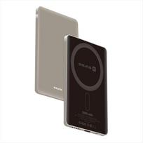Išorinė baterija Evelatus  Evelatus PD20W 5000mAh Power Bank MagLink Elite With Wireless charging EVEP02PBME Grey