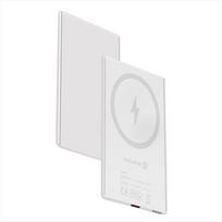 Išorinė baterija Evelatus  Evelatus 3000mAh Power Bank Super Slim With Wireless charging EVEP03PBSSW White