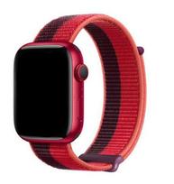 Dirželis Dux Ducis  Strap Watch Strap 8/7/6/5/4/3/2 / SE (41/40 / 38mm) Wristband Bracelet Red