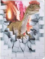 Knygos tipo dėklas iLike  Universal case Dinosaur 9-10