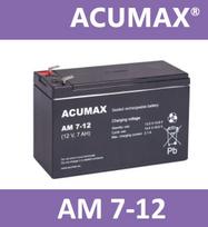 AGM 12V 7Ah akumuliatorius :: UPS įrenginiams :: 12 voltų, 7 ampervalandės (Ah) :: Gnybtų tipas T2