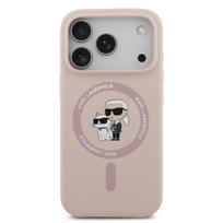 Karl Lagerfeld Liquid Silicone Karl and Choupette MagSafe Case for Apple iPhone 17 Pro