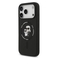 Karl Lagerfeld Liquid Silicone Karl and Choupette MagSafe Case for Apple iPhone 17 Pro