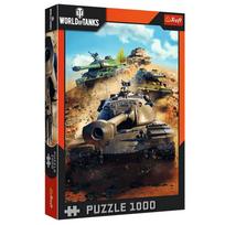 Žaidimų zona | PC | Konsolės | Priedai // Edukaciniai žaislai | Interaktyvūs | Kūrybiški | Meniški // Puzzle - 1000 - World of Tanks: Czołgi w boju - Trefl 10943