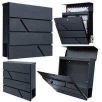 Saulės energijos keitikliai ir saulės kolektoriai // Solar System components and accessories // Duża Skrzynka Pocztowa Na Listy Gazety Antracytowa 37x37x11 cm