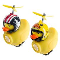Įrankiai ir matavimo prietaisai // Įrankių, priedų naujienos // Światło rowerowe + dzwonek, kaczka w kasku, 130lm, 800mAh, 6000K, 2 wzory (mix)