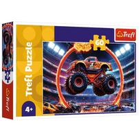 Žaidimų zona | PC | Konsolės | Priedai // Edukaciniai žaislai | Interaktyvūs | Kūrybiški | Meniški // Puzzle - 60 - Monster truck - Trefl 17404