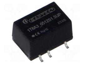 Converter: DC/DC | 1W | Uin: 4.5÷5.5VDC | Uout: 12VDC | Iout: 83mA | SMT8