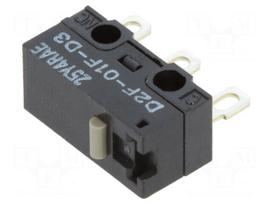 Microswitch SNAP ACTION | without lever | SPDT | ON-(ON) | Pos: 2 | D2F