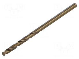 Drill bit | for metal | Ø: 3mm | L: 61mm | Working part len: 33mm