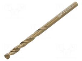 Drill bit | for metal | Ø: 4mm | high speed steel cobalt HSS-Co