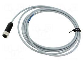 Cable: for sensors/automation | PIN: 3 | M12 female | straight | 2.5m