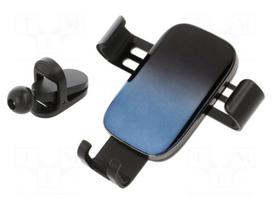 Car holder | black | air vent | snapped-in