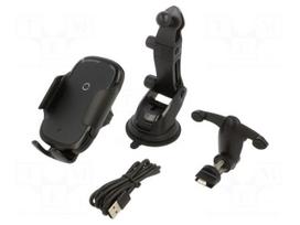 Car holder | black | air vent,for dashboard,for windscreen