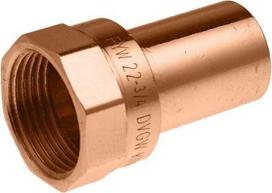 CUpress female nipple connector 15 x ½"