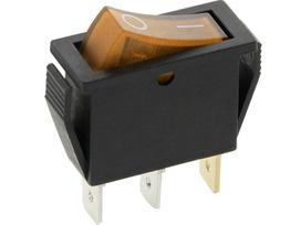 Elektros prekės // Jungikliai elektronikai // 1074#                Przełącznik mk111 pomarańczowy 230v podświetlany