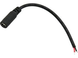 LED apšvietimas // Šviestuvai iš naujų pristatymų // 70-681# Gniazdo dc 2,5/5,5 z kablem 15cm
