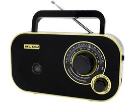 Garso ir HiFi sistemos // Kiti garso įrenginiai // 77-542# Radio przenośne analogowe am/fm blow ra12 czarno-złote