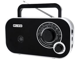 Garso ir HiFi sistemos // Kiti garso įrenginiai // 77-543# Radio przenośne analogowe am/fm blow ra12 czarno-srebrne