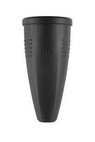 Original connector, SCHUKO, rubber (TPE), black, IP20, Type 1566