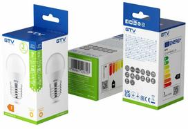 Lemputė GTV LED, E27, 6400 °K, E27, 3 W, 255 lm