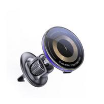 Yesido C308 Magnetinis Automobilinis Ventiliacijos Laikiklis Belaidis 15W MagSafe Juodas