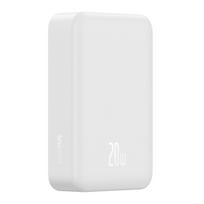 Magnetinis 20000mah 20w "enerfill Fm41" Maitinimo Blokas Su Usb-c 30 Cm Kabeliu - Baltas