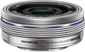 M.Zuiko Digital ED 14-42mm F3.5-5.6 EZ Pancake (Silver)