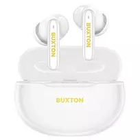 Buxton BTW 7200 White Tuya - Belaidės ausinės su įkrovimo dėklu, baltos