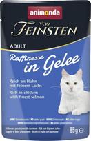 Animonda Vom Feinsten Raffinesse in Jelly rich in Chicken with Salmon - wet cat food - 85g