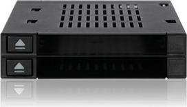 No Name Icy Dock MB522SP-B storage drive docking station Black