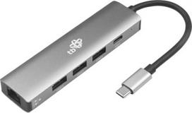 TB USB C Adapter RJ-45, USB C, USB A x3