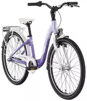 Dviratis „Tabou Queen 24 Plus“, violetinės ir baltos spalvos