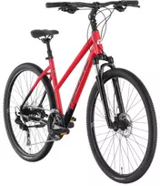 Dviratis „Tabou Flow 3 W 19“ juodos ir raudonos spalvų, dydis M / 19 colių