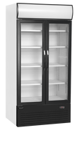 2 durų vitrina su stogu FSC1000H