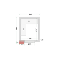 Šaldymo kamerų plokštės 120 mm CR 150x180x220