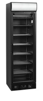 Juoda vitrina-šaldiklis UFSC371GCP Black