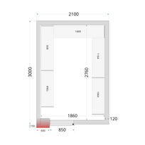 Šaldymo kameros plokštės 120 mm CR 210x300x220 WD