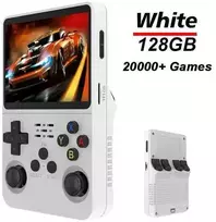 HappyJoe R36S, 128GB, balta, 20000+ Games, 3.5" IPS Screen, Linux
