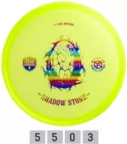 Diskgolfo diskas Midrange Driver C-LINE METHOD Shadow Stone Žalias