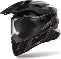 Airoh motociklininko šalmas Full Carbon 6K, ECE 22 06, Commander 2 Stylish Gloss M