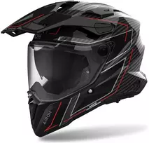 Airoh motokroso šalmas Full Carbon 6K, GLOSS CARBON, dydis XS, Commander 2