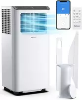 Pro Breeze mobilus oro kondicionierius, 9000 BTU, 2.64 kW, R-290, su nuotolinio valdymo pultu PB-AC01