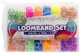 Rappa Set of LOOM rubber bands 1440 piece