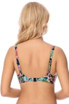 Vivisence bikini pushup liemenėlė moteriška maudymosi kostiumėliai su gėlėmis, reguliuojama, klasikinė, gėlės, 90C, 90C