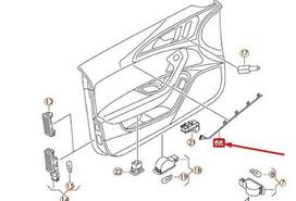 AUDI A6 C7 Priekinių dešiniųjų durų apdailos skydelis Šviesos pluoštas originalus 4G0919174A
