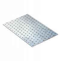Jungiamoji plokštelė perforuota 200x300 mm, 2 mm storio, cinkuota